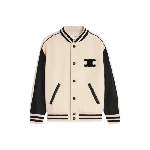 CELINE Triomphe FW24 Куртки и Пальто Женские Бежевые
