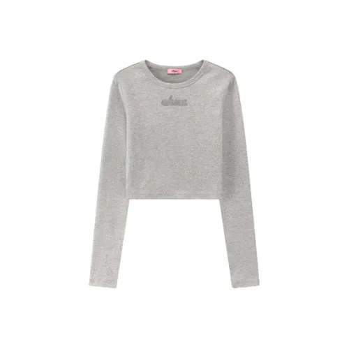 CHUU Серый Женские T-рубашки