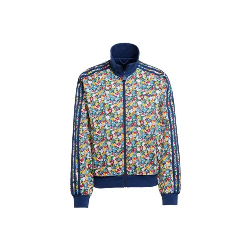 Adidas Originals Liberty London Floral TRACK TOP Куртки Пальто Женские Многоцветный