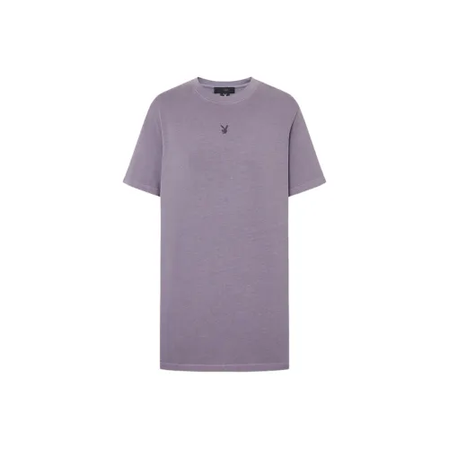 MOCO x PLAYBOY Коллаборация Т-рубашка Женская Дымчатый Фиолетовый