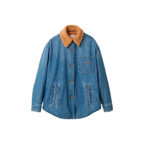 MIU MIU Куртка Женская Sapphire Blue