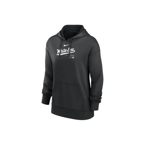 nike Chicago White Sox Аутентичная Коллекция Practice Толстовка Женская Черная