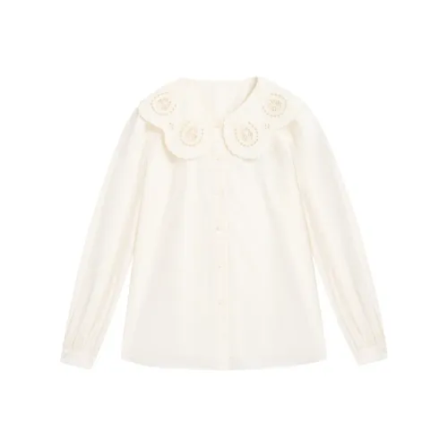 ZIHAN Бежево-золотые Женские Рубашки