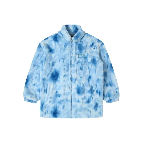 LIT LAB Синий и белый Tie Dye Унисекс Куртки