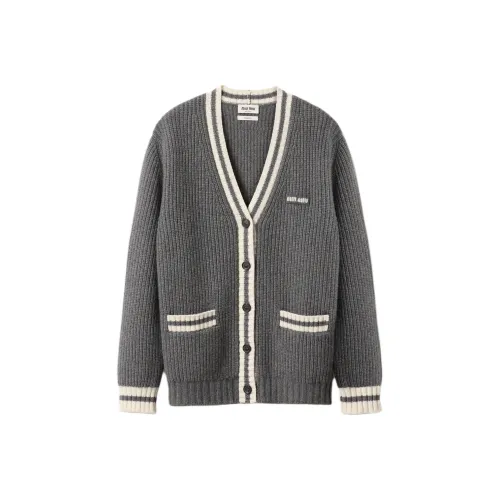 MIU MIU Кашемир Свитер Женский Серый