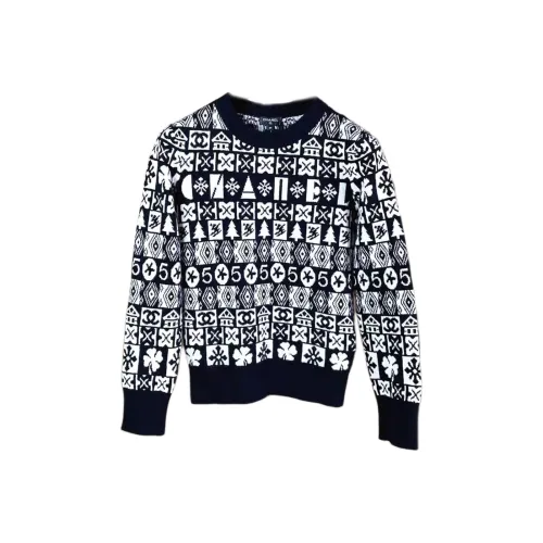 CHANEL Черные Женские Кашемировые Свитеры