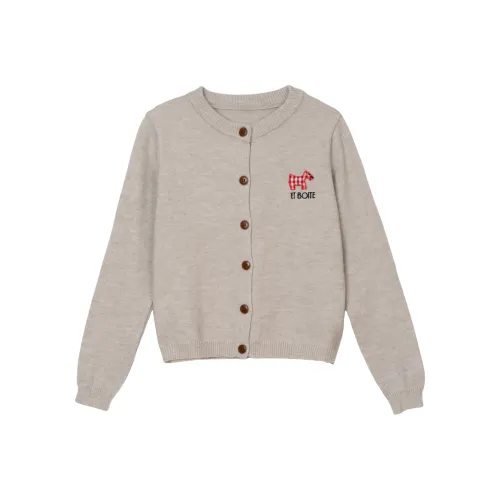 FAWENXIANGZI Трикотаж Женский Светло-Серый