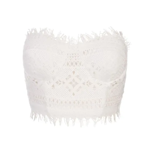 ERMANNO SCERVINO Без бретелей Топ Женский Белый