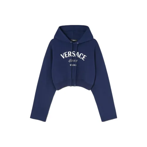 VERSACE Толстовка Женская Морской Синий