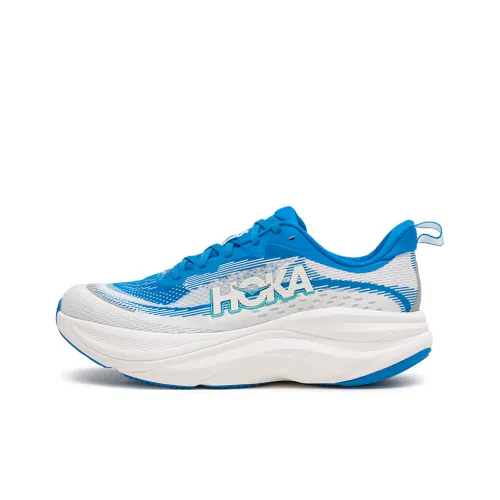 HOKA ONE ONE SKYFLOW Противоскользящий Устойчивый к истиранию Низкий Топ Повседневные Беговые кроссовки Мужские Синий Белый