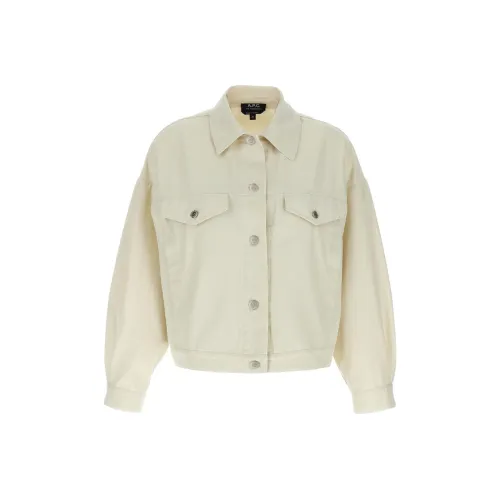 A.P.C. Joint Paragraph Куртки Пальто Женские Бежевый