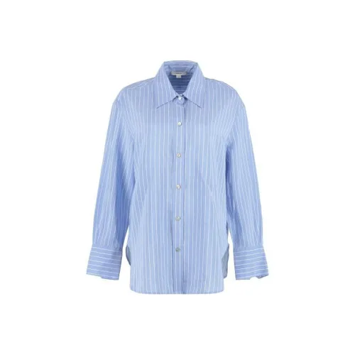 VINCE Светло-синие Женские Рубашки