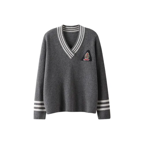 MAIGRE SIMHAT Кашемировый свитер женский премиум серый