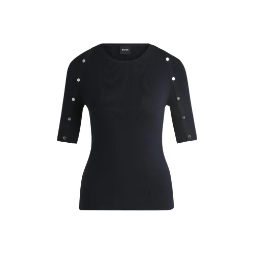 HUGO BOSS Черный Женский Трикотаж