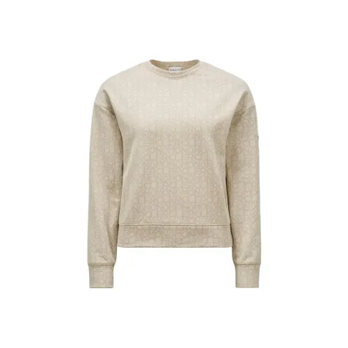 Moncler SS24 Бежевый Женские Свитшоты