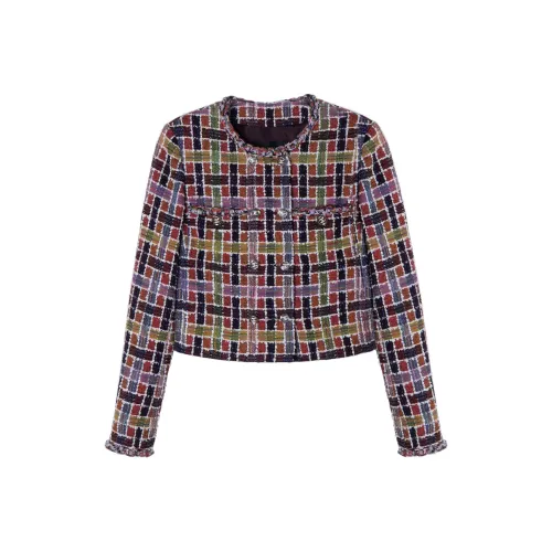 CHANEL 2024 Весенне-летняя коллекция Куртки и Пальто Женские Многоцветные