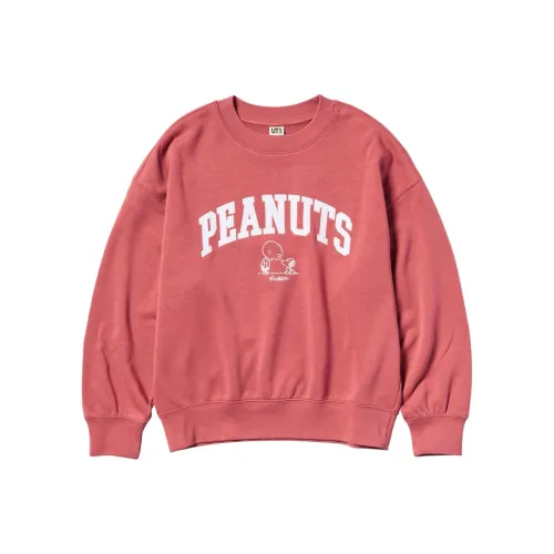 UNIQLO Толстовка Женская Розовая Красная