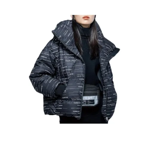 TOREAD City Outdoor Collection Пуховик Женские Черный Белый