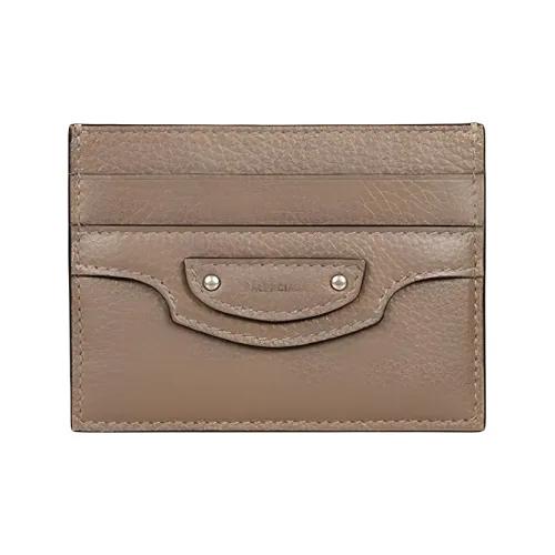 Balenciaga Рельефная Телячья Кожа Картхолдер Сумка через плечо Унисекс Коричневый