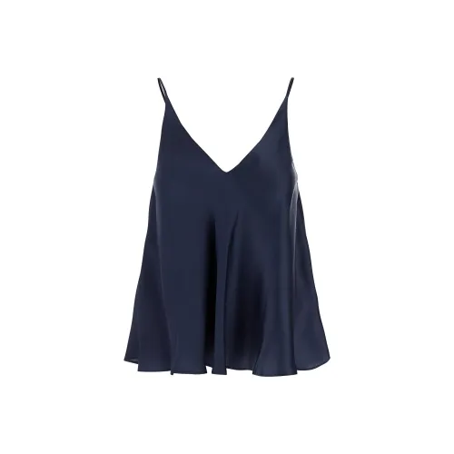 Semicouture Топ на бретелях Женский Морской Синий