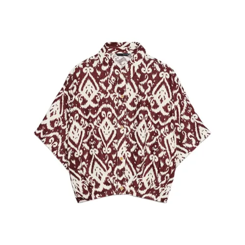 ZARA Земляной тон Женские Рубашки