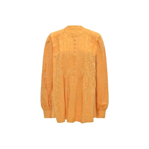 M Essential Рубашка Женская Ротангово-Желтая