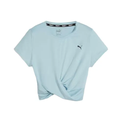 PUMA Blue Women's T-Shirts PUMA Синий Женские Футболки