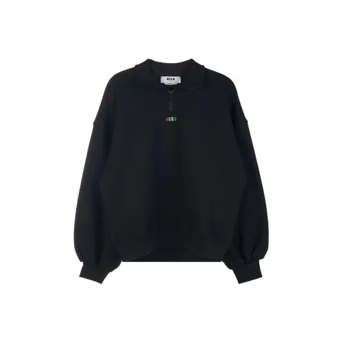 MSGM Черные Женские Свитшоты