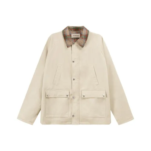 NO ONE ELSE Куртки Пальто Унисекс Белый Абрикос