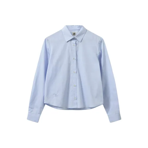 The. garment Темно-синий Женские Рубашки
