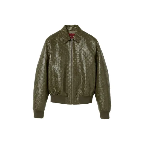 GUCCI Куртка Женская Темно-Зеленая