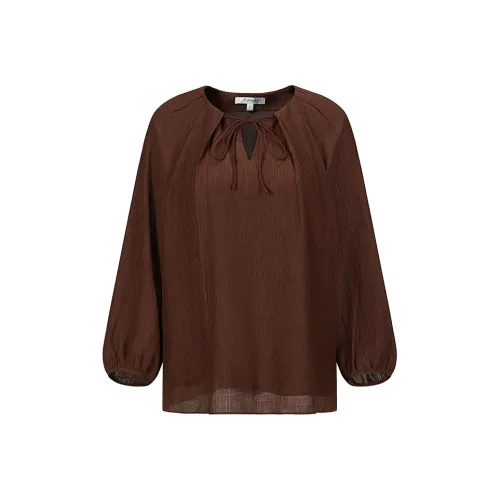 JZ. ANNAKRO Шифон Рубашка Женская