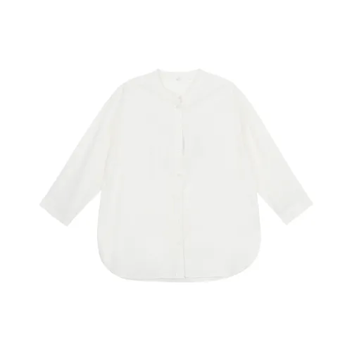 UNIQLO Сливочный Женские Рубашки