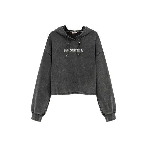 NO ONE ELSE Черный Женские Свитшоты