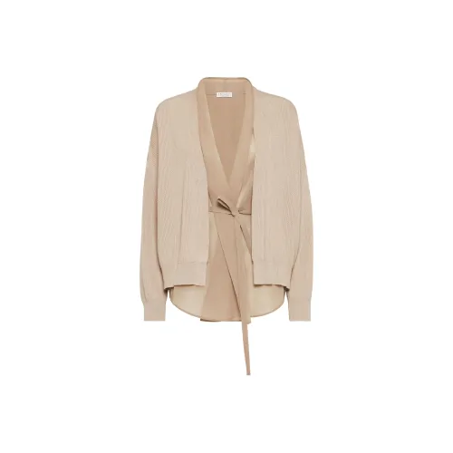 BRUNELLO CUCINELLI FW24 Трикотаж Женский Бежевый