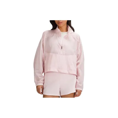 lululemon Легкий Вязаный Ткань Боковой Застежка Куртка-анорак и Пальто Женские