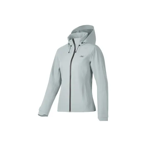 Skechers Куртки и Пальто Женские Ультраматовый Серый