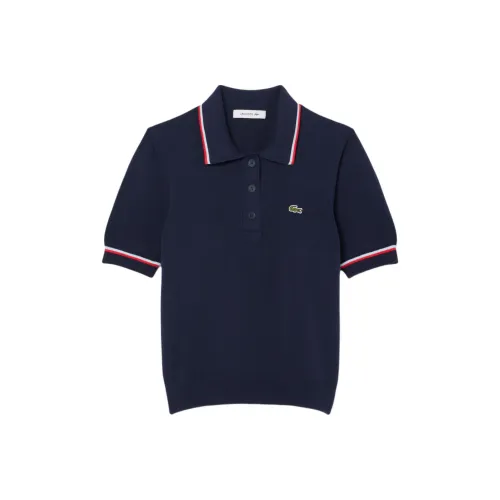 LACOSTE Поло Женское Морской Синий