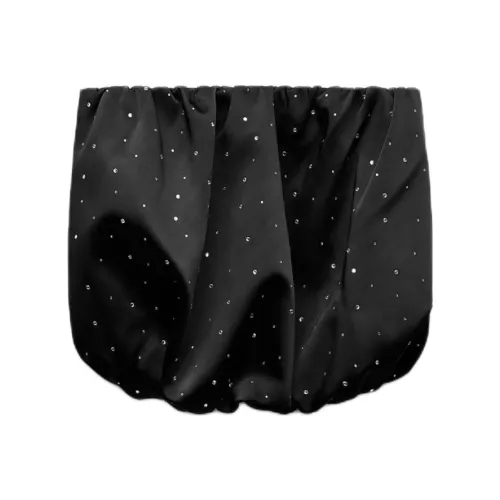 ZARA Trf Без бретелек Топ Женский Черный