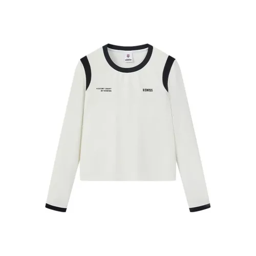 KSWISS T-Shirt Женская Белый эвриалы