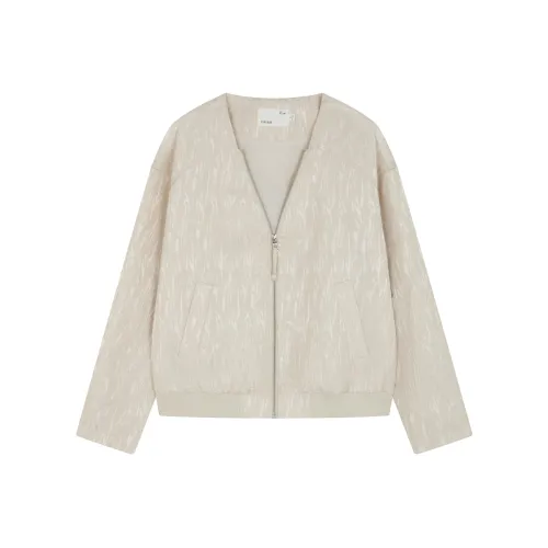 IHIMI Куртки Пальто Женские Бежевый Абрикос