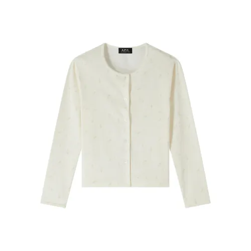 A.P.C SS25 Рубашка Женская Естественный