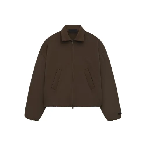 Fear of God Essentials Эбеновый Коричневый/Коричневый Женские Куртки