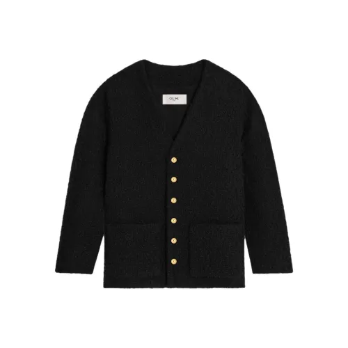 CELINE SS25 Кашемир Свитер Женский Черный