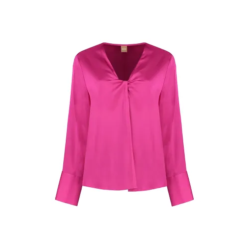 Hugo Boss Рубашка Женская Фуксия