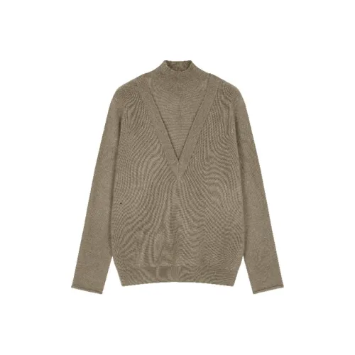 XWI Трикотаж Женский Цветочный Верблюжий