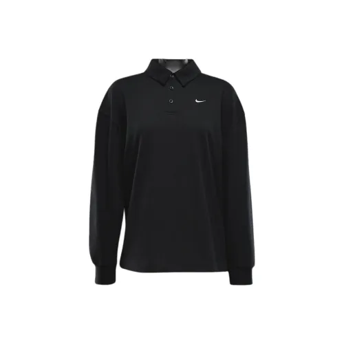 Nike Sportswear Essentials Series Поло Женское Черное
