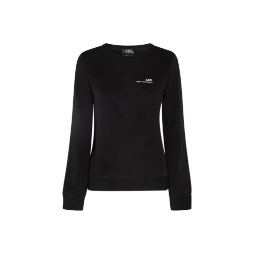 A.P.C Черные Женские Свитшоты