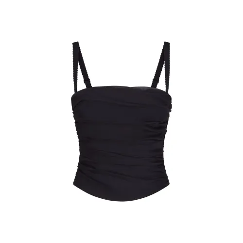 Skims DOLCE&GABBANA Collaboration Оникс/Оникс Женские Камисоли