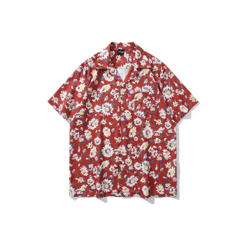 BEAR UNION Красный Унисекс Рубашки